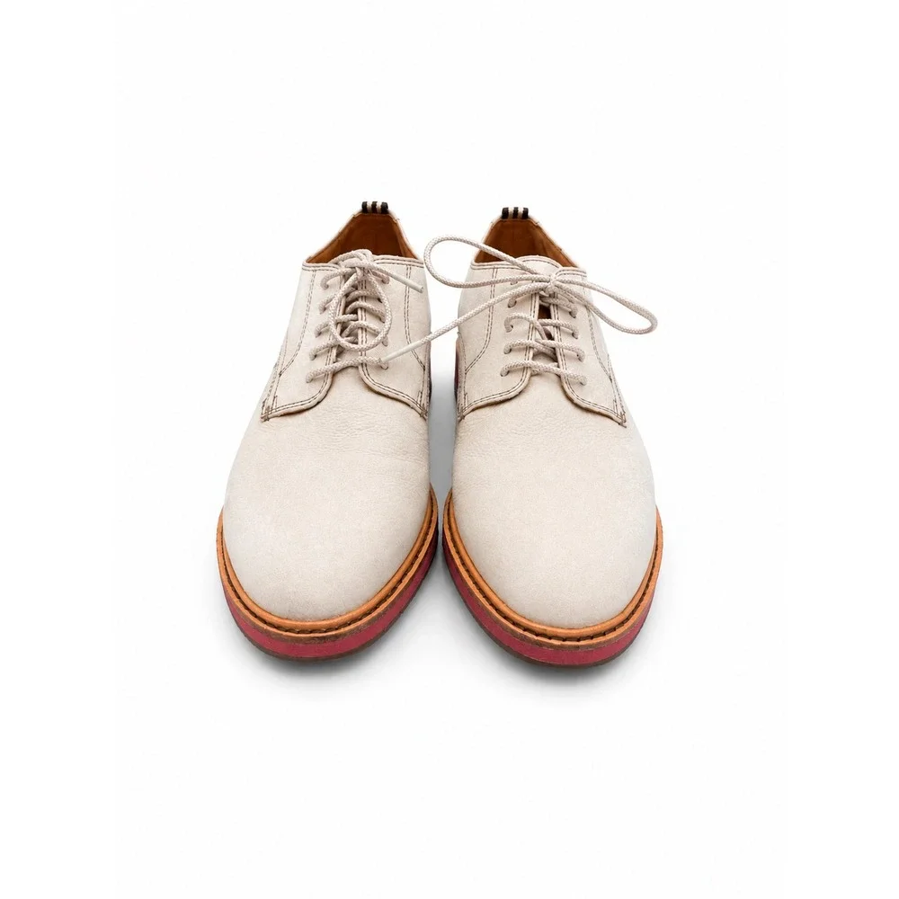 Cole Haan Original Grand Plain Toe‎ Oxford Beige Leather Shoes Men's 7M C30840
